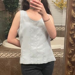 Floral Sleeveless Blouse Size 12 Petite